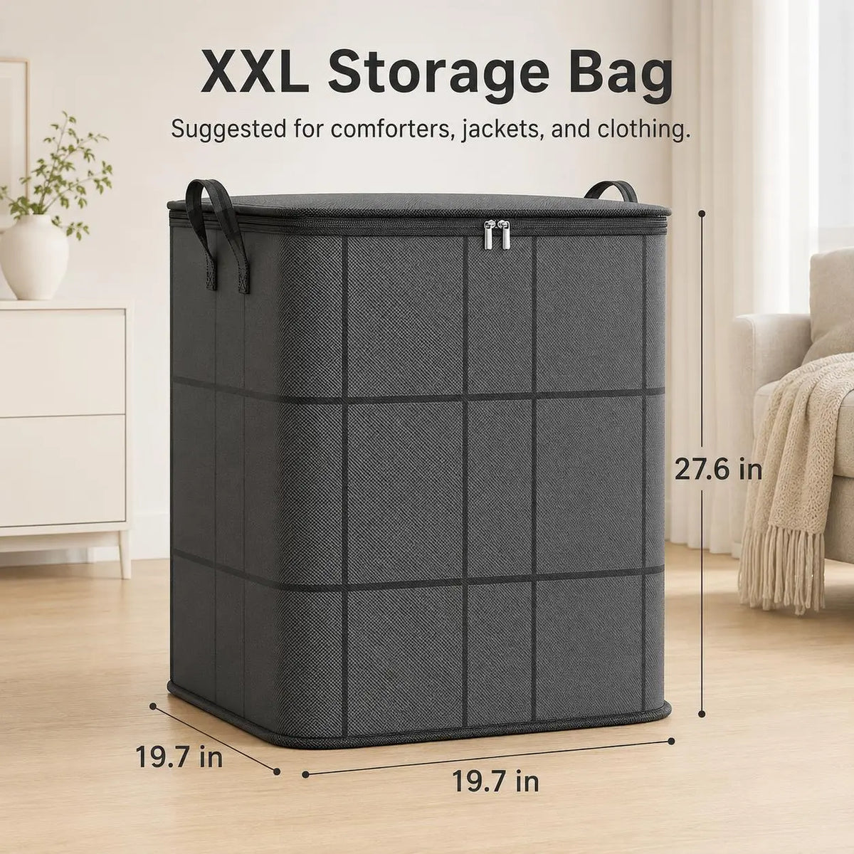 🔥Summer Limited-Time 50% OFF 🎁 – Large Capacity Zippered Fabric Organizer