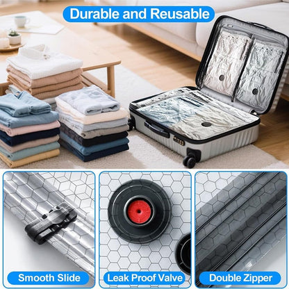 🎁Cordless Travel Vacuum Storage Compression Bag Set
